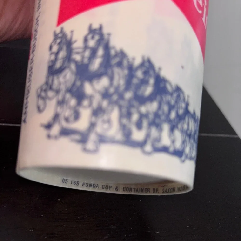 Vintage Budweiser Clydesdale‎ | Wax Paper Cold Cups 16oz | 31 Count | USA Made